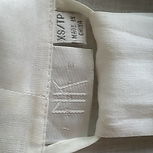 Intimates & Sleepwear White Linen Robe Xs Poshmark